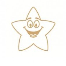Gold Star 22mm x 22mm School Stamper by Colop